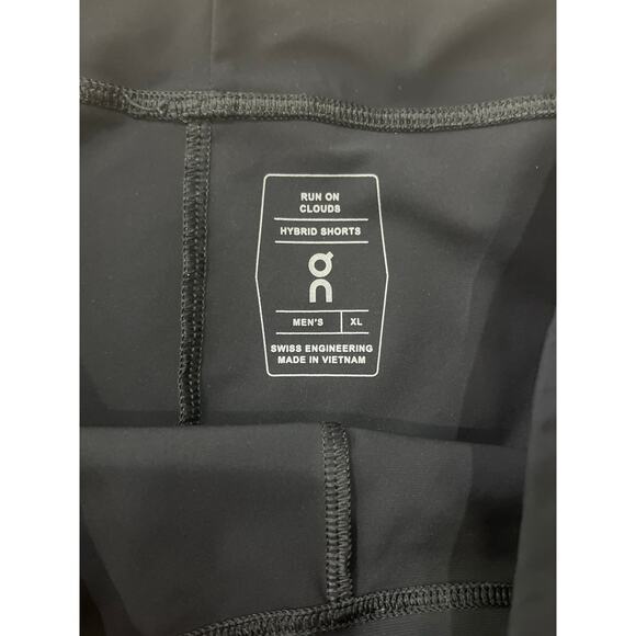 On Cloud Men’s Hybrid Black Shorts Liner Only Sz XL - Picture 5 of 6